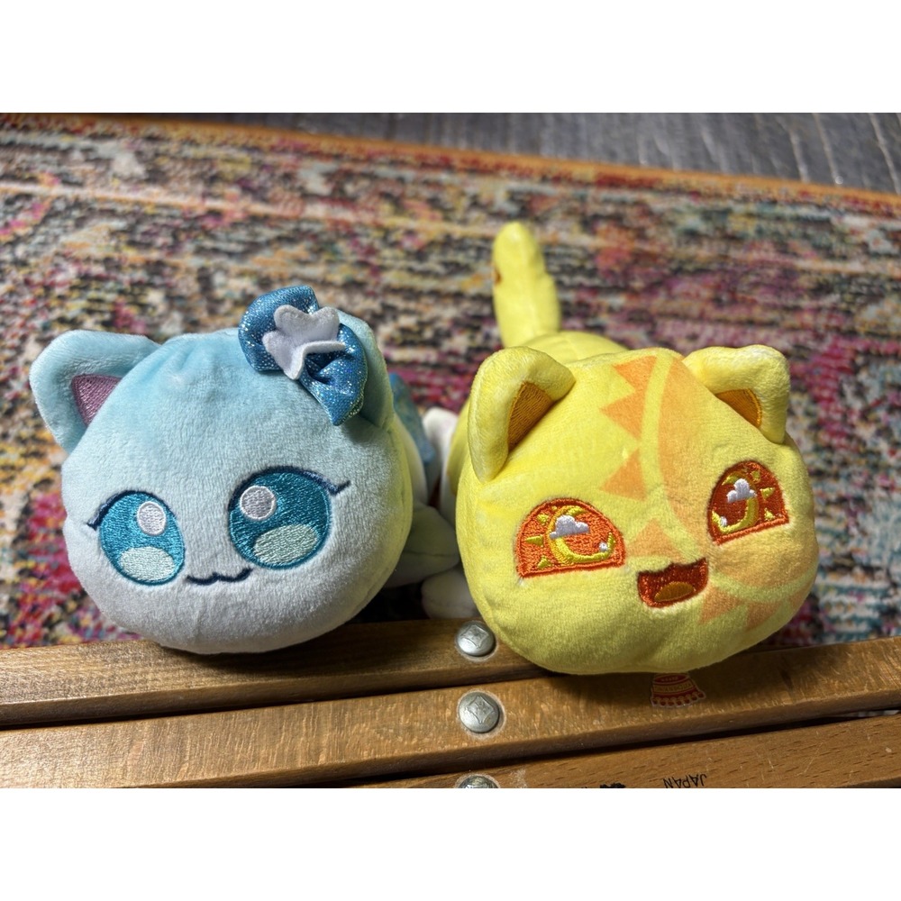 Aphmau MeeMeows Litter 4 Celestial Mystery Yellow Sun Cat 6" Plush Mermaid